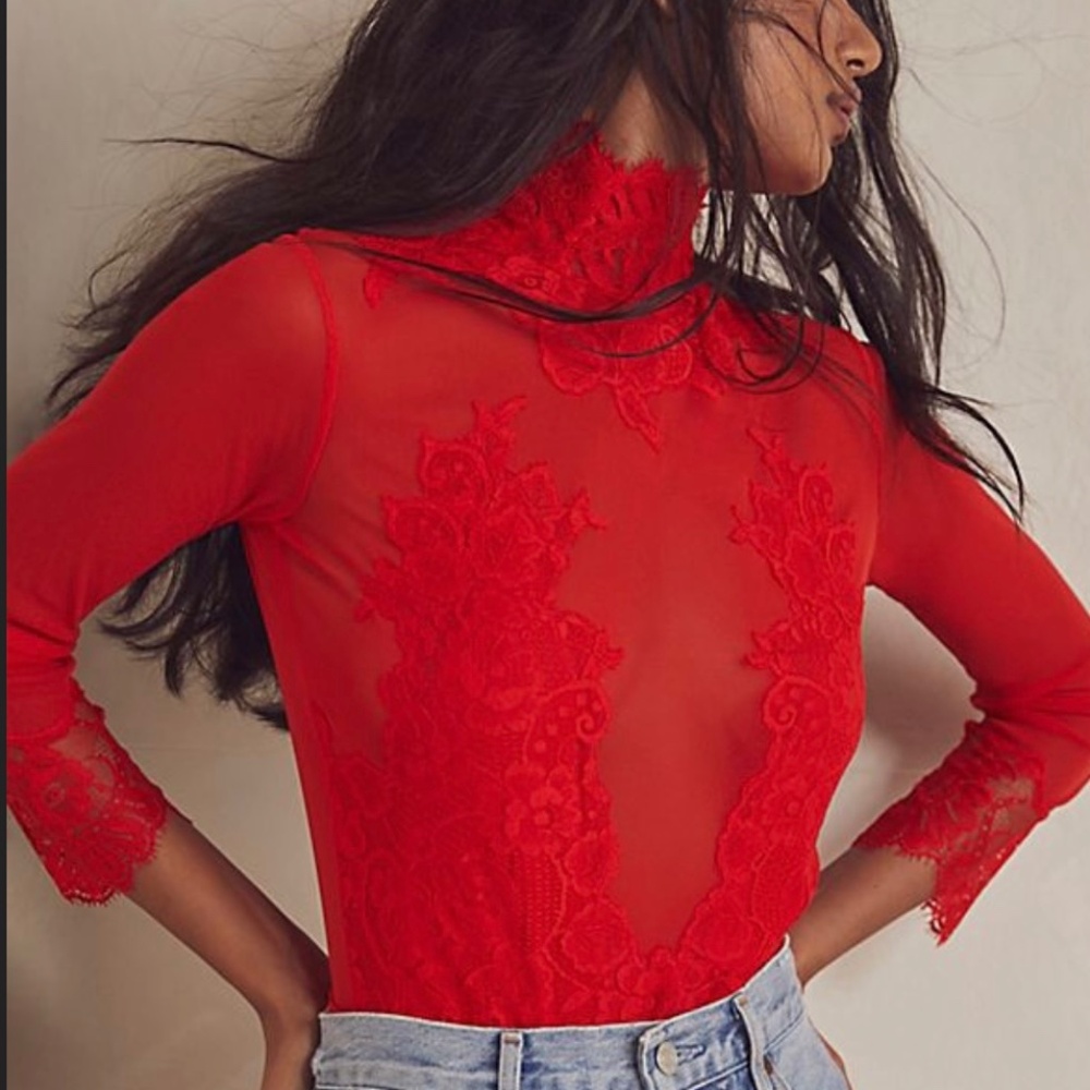 Free People x WE ARE HAH Take HAH Bow Reversible Bodysuit
